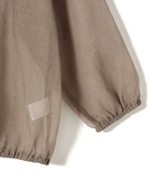 SHIPS / シップス シャツ・ブラウス | SHIPS Colors:〈手洗い可能〉シアー リネンライク アノラック シャツ | 詳細4