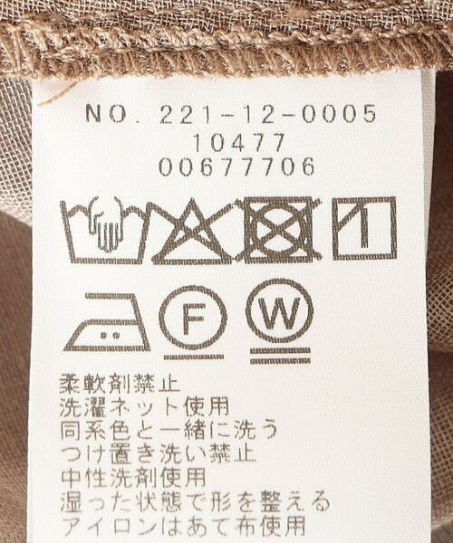 SHIPS / シップス シャツ・ブラウス | SHIPS Colors:〈手洗い可能〉シアー リネンライク アノラック シャツ | 詳細6