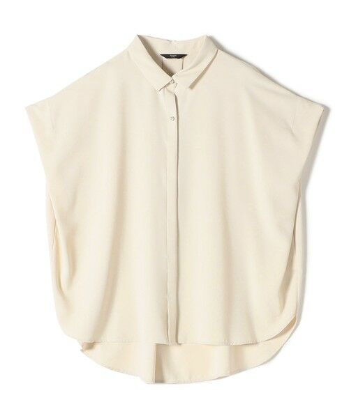 SHIPS / シップス シャツ・ブラウス | SHIPS Colors:〈洗濯機可能〉パールモチーフボタン タックスリーブ オーバー シャツ | 詳細1
