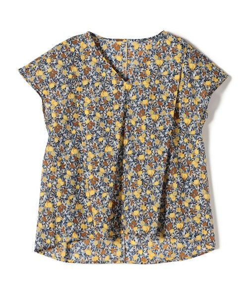 SHIPS / シップス シャツ・ブラウス | SHIPS Colors:〈洗濯機可能〉ボタニカル プリント Vネック ブラウス | 詳細1