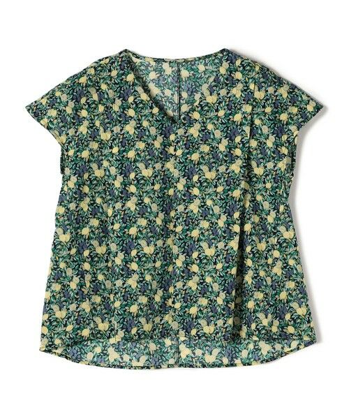 SHIPS / シップス シャツ・ブラウス | SHIPS Colors:〈洗濯機可能〉ボタニカル プリント Vネック ブラウス | 詳細5