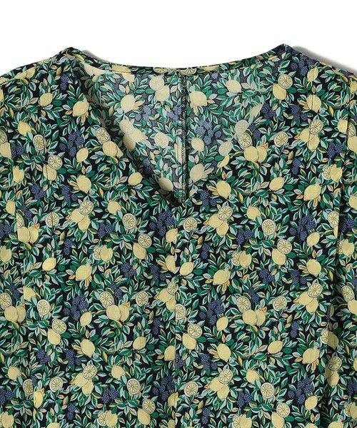 SHIPS / シップス シャツ・ブラウス | SHIPS Colors:〈洗濯機可能〉ボタニカル プリント Vネック ブラウス | 詳細7