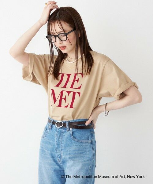 SHIPS / シップス Tシャツ | SHIPS Colors:THE MET コラボ フロッキー ロゴ Tシャツ | 詳細24