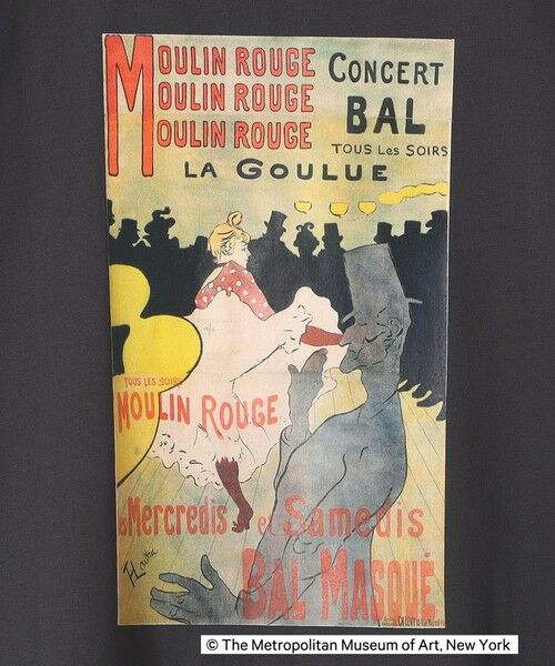 SHIPS / シップス Tシャツ | SHIPS Colors:THE MET コラボ ロートレック バックプリント Tシャツ | 詳細6