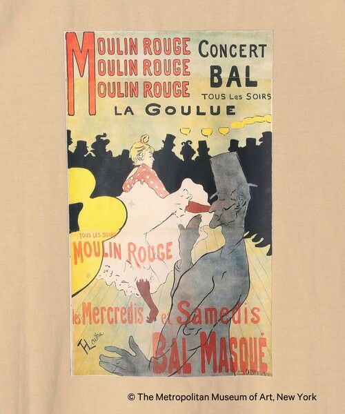 SHIPS / シップス Tシャツ | SHIPS Colors:THE MET コラボ ロートレック バックプリント Tシャツ | 詳細21