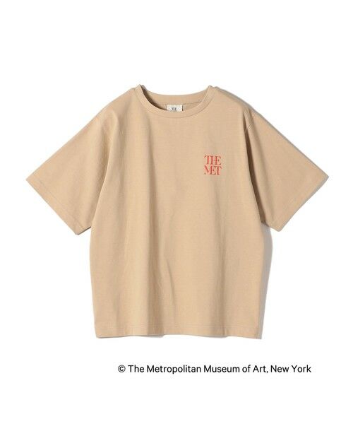 SHIPS for women/シップスウィメン SHIPS Colors:THE MET コラボ ロートレック バックプリント Tシャツ ベージュ ONE SIZE