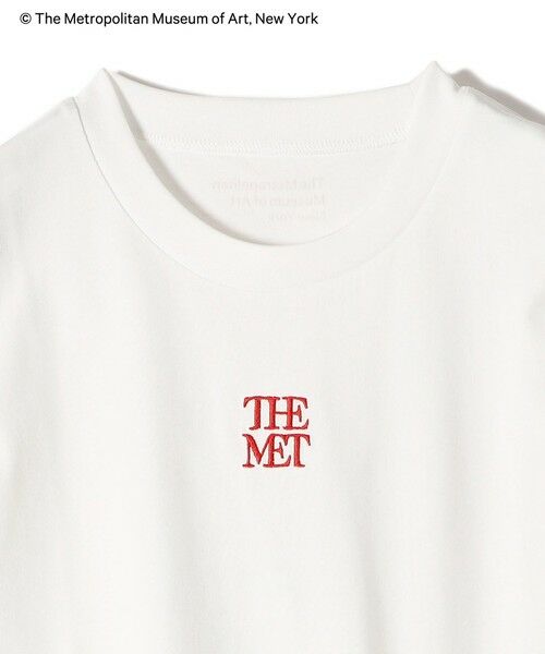 SHIPS / シップス Tシャツ | SHIPS Colors:THE MET コラボ エンブロイダリー ロゴ Tシャツ | 詳細6
