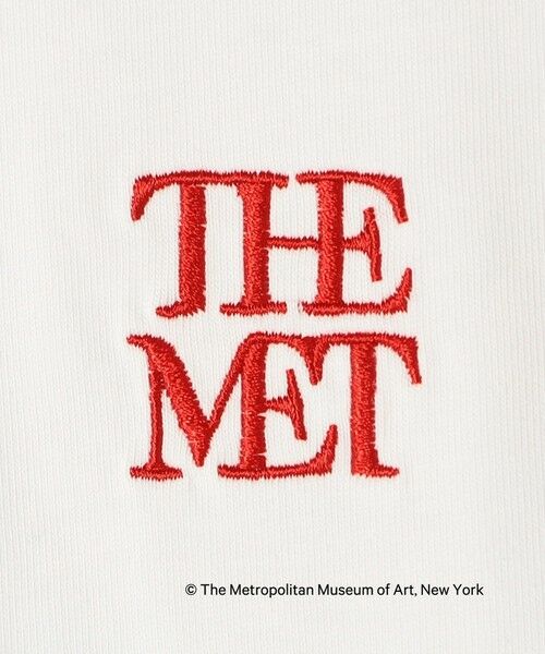 SHIPS / シップス Tシャツ | SHIPS Colors:THE MET コラボ エンブロイダリー ロゴ Tシャツ | 詳細7