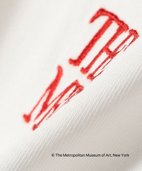 SHIPS / シップス Tシャツ | SHIPS Colors:THE MET コラボ エンブロイダリー ロゴ Tシャツ | 詳細8