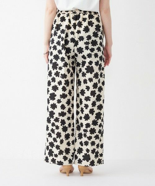 SHIPS / シップス その他パンツ | SHIPS Colors:〈手洗い可能〉モノトーン フラワー イージーパンツ◇ | 詳細12