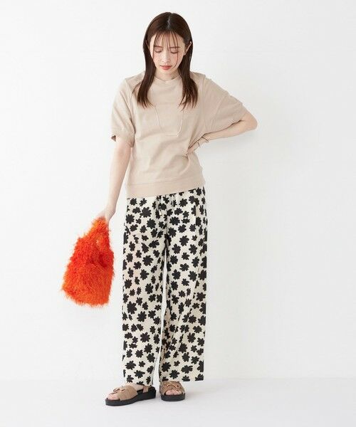SHIPS / シップス その他パンツ | SHIPS Colors:〈手洗い可能〉モノトーン フラワー イージーパンツ◇ | 詳細17