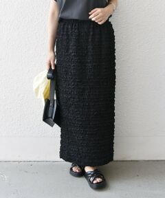 SHIPS / シップス ロング・マキシ丈スカート | SHIPS Colors:〈手洗い可能〉フクレジャカード タイトスカート