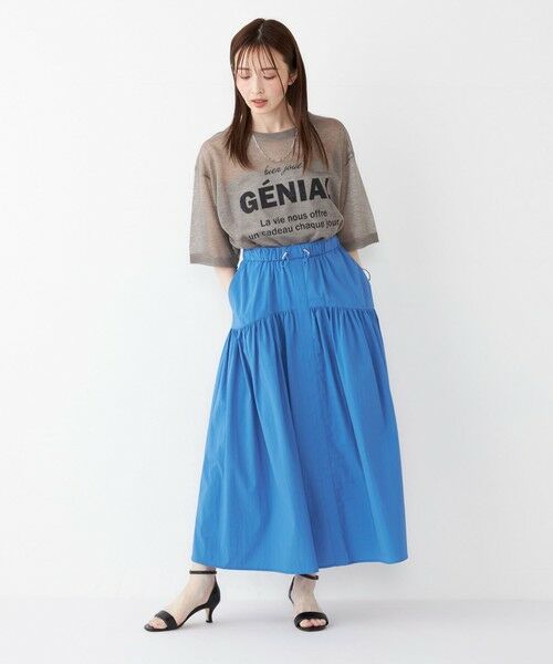 SHIPS / シップス ニット・セーター | SHIPS Colors〈手洗い可能〉シアー ロゴ ニット TEE | 詳細27