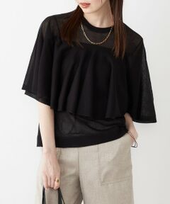 SHIPS / シップス ニット・セーター | SHIPS Colors:〈手洗い可能〉シアー フレアスリーブ ニット◇