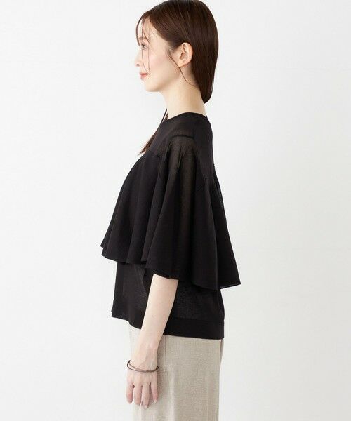 SHIPS / シップス ニット・セーター | SHIPS Colors:〈手洗い可能〉シアー フレアスリーブ ニット◇ | 詳細4