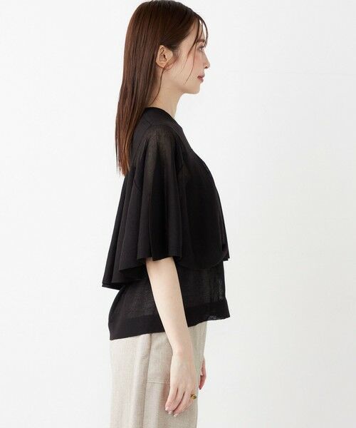 SHIPS / シップス ニット・セーター | SHIPS Colors:〈手洗い可能〉シアー フレアスリーブ ニット◇ | 詳細6