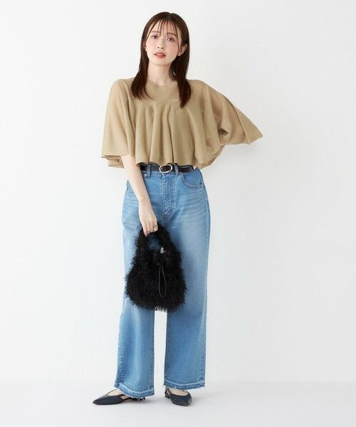 SHIPS / シップス ニット・セーター | SHIPS Colors:〈手洗い可能〉シアー フレアスリーブ ニット◇ | 詳細18