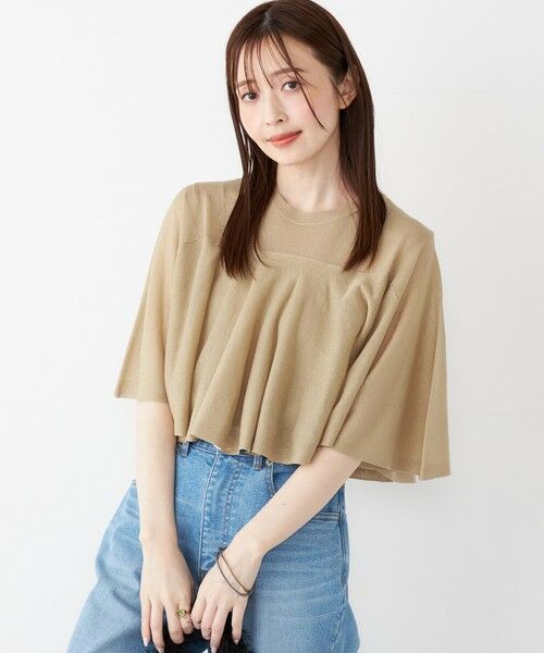 SHIPS / シップス ニット・セーター | SHIPS Colors:〈手洗い可能〉シアー フレアスリーブ ニット◇ | 詳細20