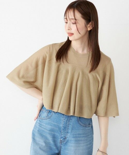 SHIPS / シップス ニット・セーター | SHIPS Colors:〈手洗い可能〉シアー フレアスリーブ ニット◇ | 詳細21