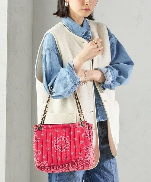 SHIPS / シップス メッセンジャーバッグ・ウエストポーチ | MALUS: バンダナ キルティング ショルダー バッグ | 詳細7