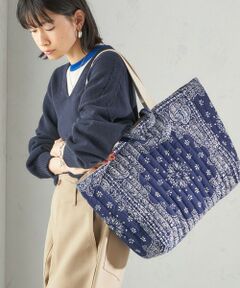 SHIPS / シップス トートバッグ | MALUS: バンダナ キルティング ビッグ トート バッグ