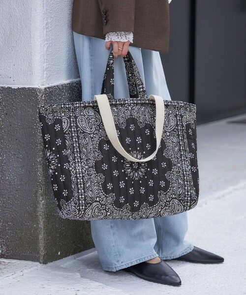 SHIPS / シップス トートバッグ | MALUS: バンダナ キルティング ビッグ トート バッグ | 詳細3