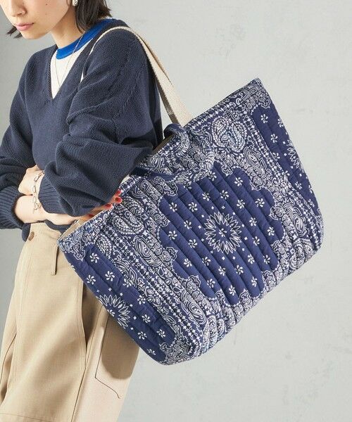 SHIPS / シップス トートバッグ | MALUS: バンダナ キルティング ビッグ トート バッグ | 詳細7