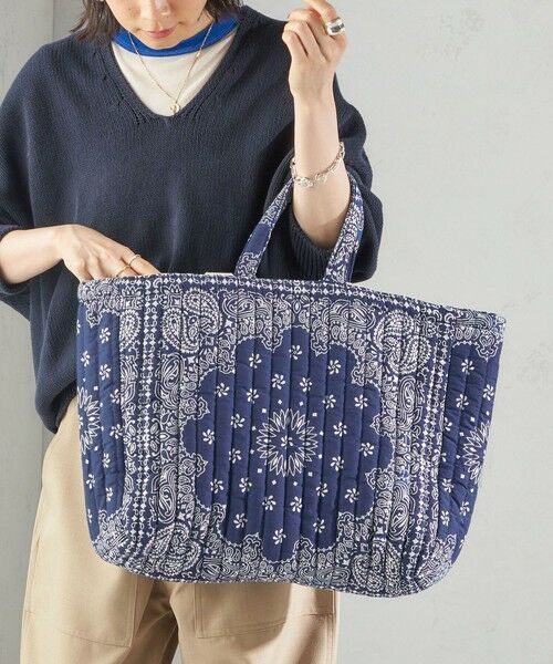 SHIPS / シップス トートバッグ | MALUS: バンダナ キルティング ビッグ トート バッグ | 詳細9
