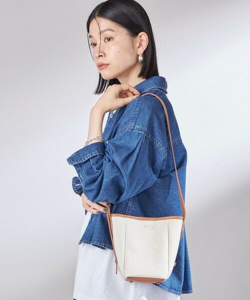 SHIPS / シップス ショルダーバッグ | BEAURE: キャンバス ミニ バケツ バッグ | 詳細4