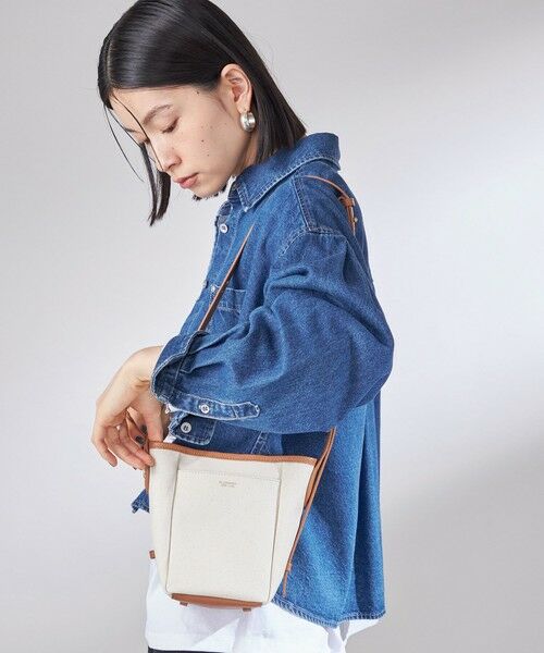 SHIPS / シップス ショルダーバッグ | BEAURE: キャンバス ミニ バケツ バッグ | 詳細5