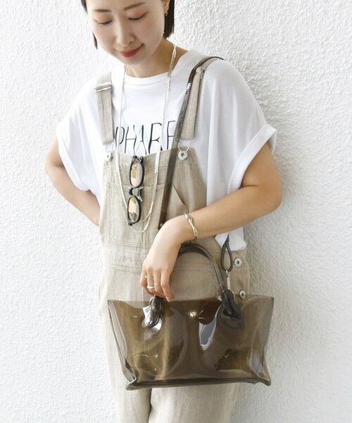 SHIPS / シップス トートバッグ | 【WEB限定】ショルダー付き PVC トート バッグ | 詳細1