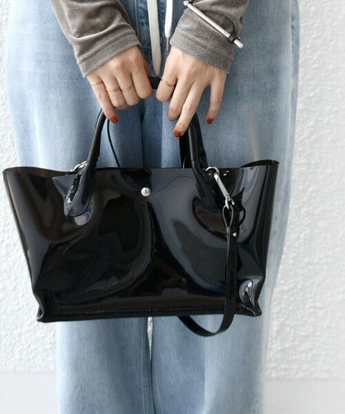 SHIPS / シップス トートバッグ | 【WEB限定】ショルダー付き PVC トート バッグ | 詳細15