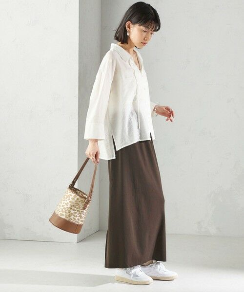 SHIPS / シップス シャツ・ブラウス | 〈手洗い可能〉シアー シルク混 オープンカラー シャツ | 詳細3