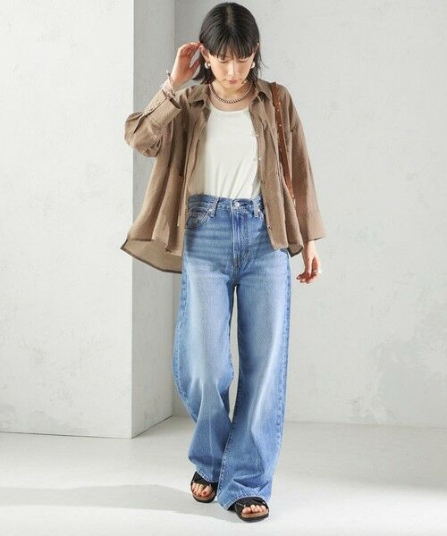 SHIPS / シップス シャツ・ブラウス | 〈手洗い可能〉シアー シルク混 オープンカラー シャツ | 詳細24