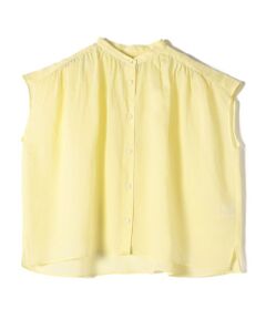 SHIPS / シップス シャツ・ブラウス | SHIPS Primary Navy Label:〈手洗い可能〉ラミー フレンチ スリーブ ブラウス