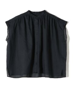 SHIPS / シップス シャツ・ブラウス | SHIPS Primary Navy Label:〈手洗い可能〉ラミー フレンチ スリーブ ブラウス