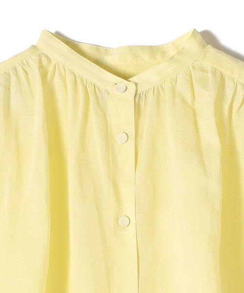 SHIPS / シップス シャツ・ブラウス | SHIPS Primary Navy Label:〈手洗い可能〉ラミー フレンチ スリーブ ブラウス | 詳細3