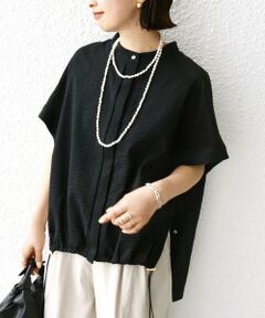 SHIPS / シップス シャツ・ブラウス | 〈手洗い可能〉サッカー 裾 ドロスト ドルマン ブラウス 2