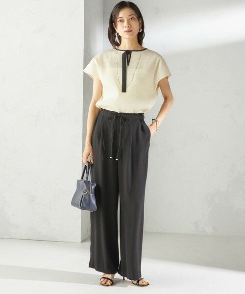 SHIPS / シップス シャツ・ブラウス | 〈手洗い可能〉ウェーブ プリーツ 前後 2WAY ブラウス | 詳細1