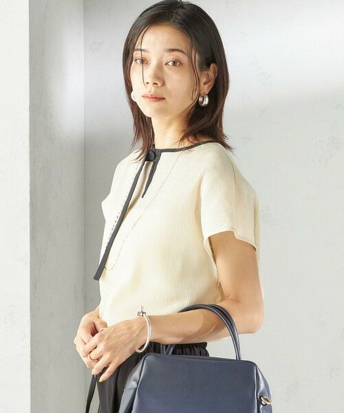 SHIPS / シップス シャツ・ブラウス | 〈手洗い可能〉ウェーブ プリーツ 前後 2WAY ブラウス | 詳細8