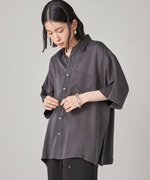 SHIPS / シップス シャツ・ブラウス | SHIPS NINE CASE:〈手洗い可能〉オーバーサイズ シャツ | 詳細9