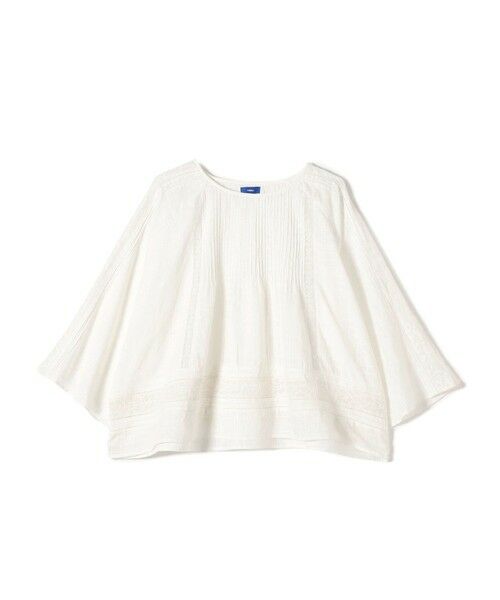 SHIPS / シップス シャツ・ブラウス | Fanaka:〈手洗い可能〉ピンタック ベル スリーブ ブラウス（ホワイト）