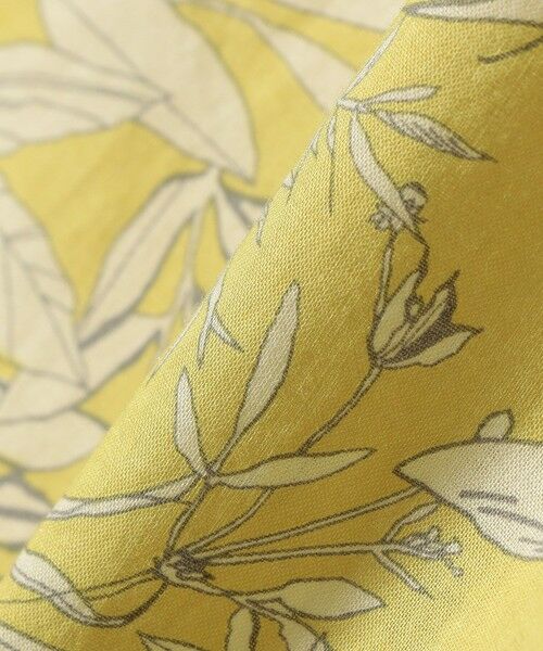 SHIPS / シップス シャツ・ブラウス | 〈手洗い可能〉綿 ローン ボタニカル プリント フレンチ スリーブ ブラウス | 詳細20