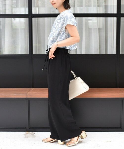 SHIPS / シップス シャツ・ブラウス | 〈手洗い可能〉綿 ローン ボタニカル プリント フレンチ スリーブ ブラウス | 詳細30