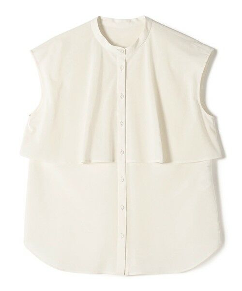 SHIPS / シップス シャツ・ブラウス | 〈手洗い可能〉シアー トリコット フレア ヨーク ノースリーブ ブラウス | 詳細15