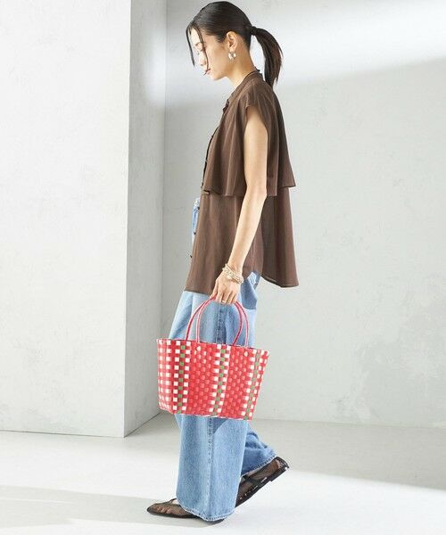 SHIPS / シップス シャツ・ブラウス | 〈手洗い可能〉シアー トリコット フレア ヨーク ノースリーブ ブラウス | 詳細26