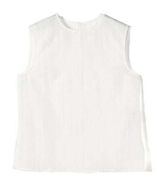 SHIPS / シップス シャツ・ブラウス | 〈手洗い可能〉シアー チェック ジャカード ノースリーブ ブラウス | 詳細11