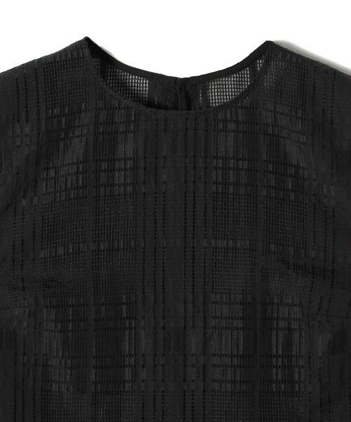 SHIPS / シップス シャツ・ブラウス | 〈手洗い可能〉シアー チェック ジャカード ノースリーブ ブラウス | 詳細23