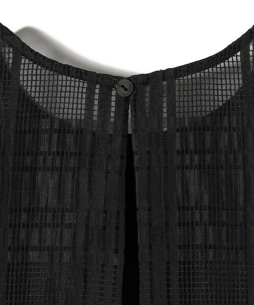 SHIPS / シップス シャツ・ブラウス | 〈手洗い可能〉シアー チェック ジャカード ノースリーブ ブラウス | 詳細25