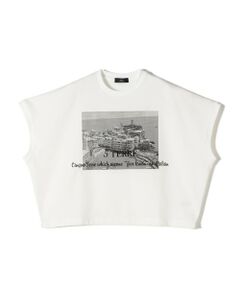 SHIPS / シップス Tシャツ | SHIPS Primary Navy Label:PHOTO プリント ジャージー プルオーバー